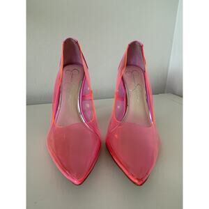 Jessica Simpson Vibrant Pink 4 inch Pumps Women's Size 6.5